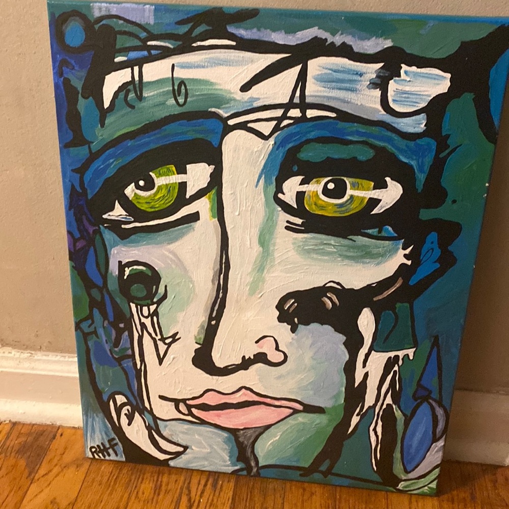 Abstract painting made by me. It’s an original.